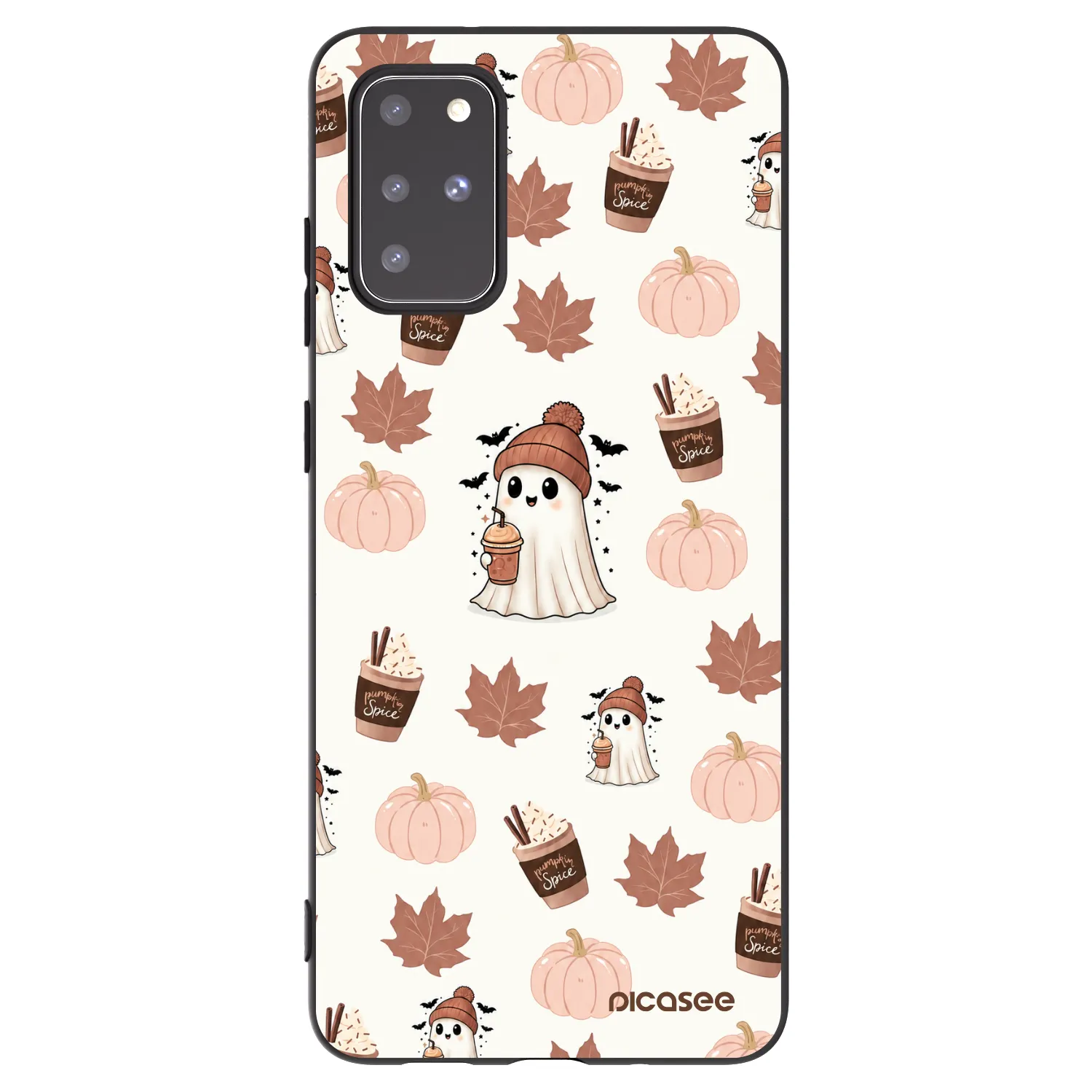 Picasee silikónový čierny obal pre Samsung Galaxy S20+ G985F - Pumpkin spice