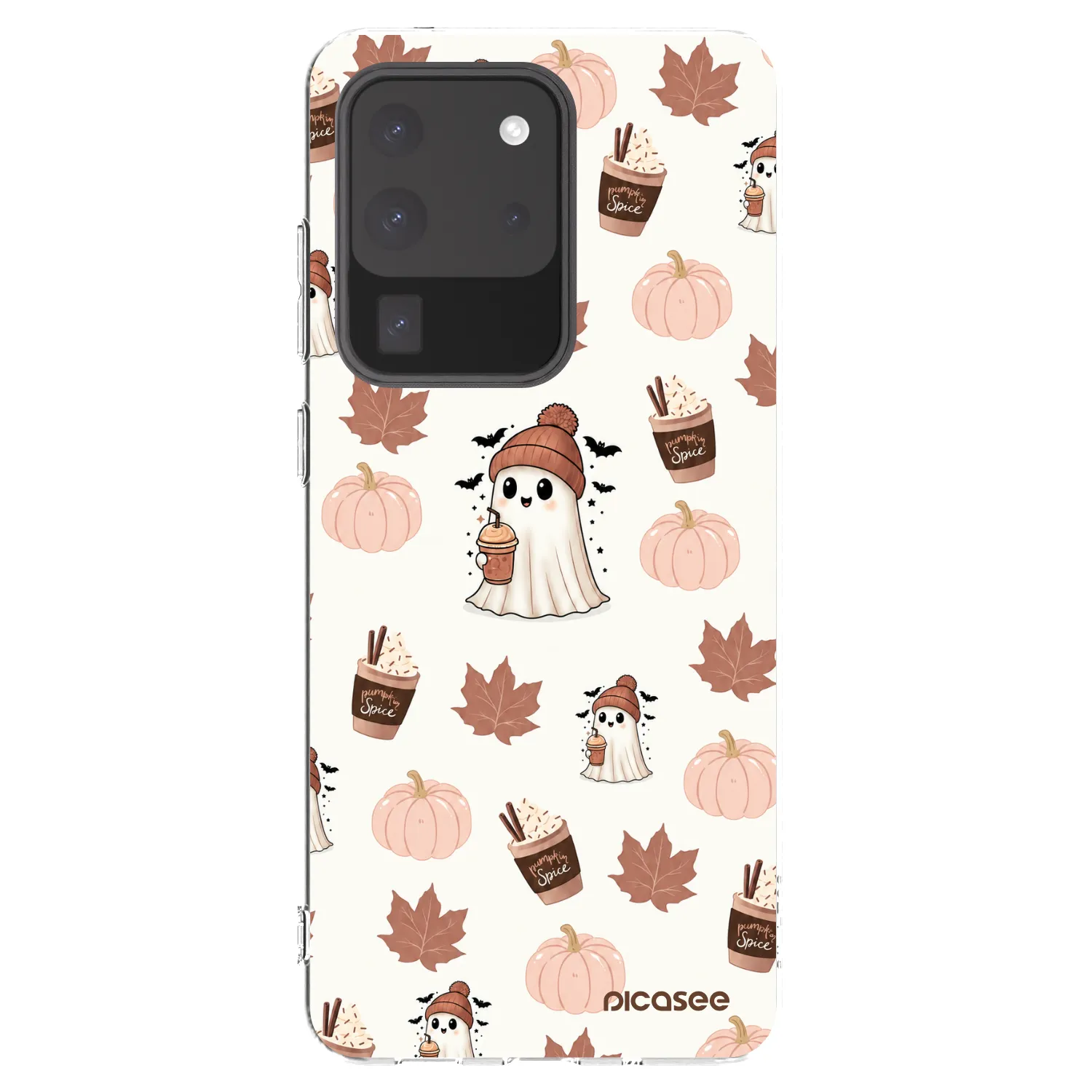 Picasee silikónový prehľadný obal pre Samsung Galaxy S20 Ultra 5G G988F - Pumpkin spice