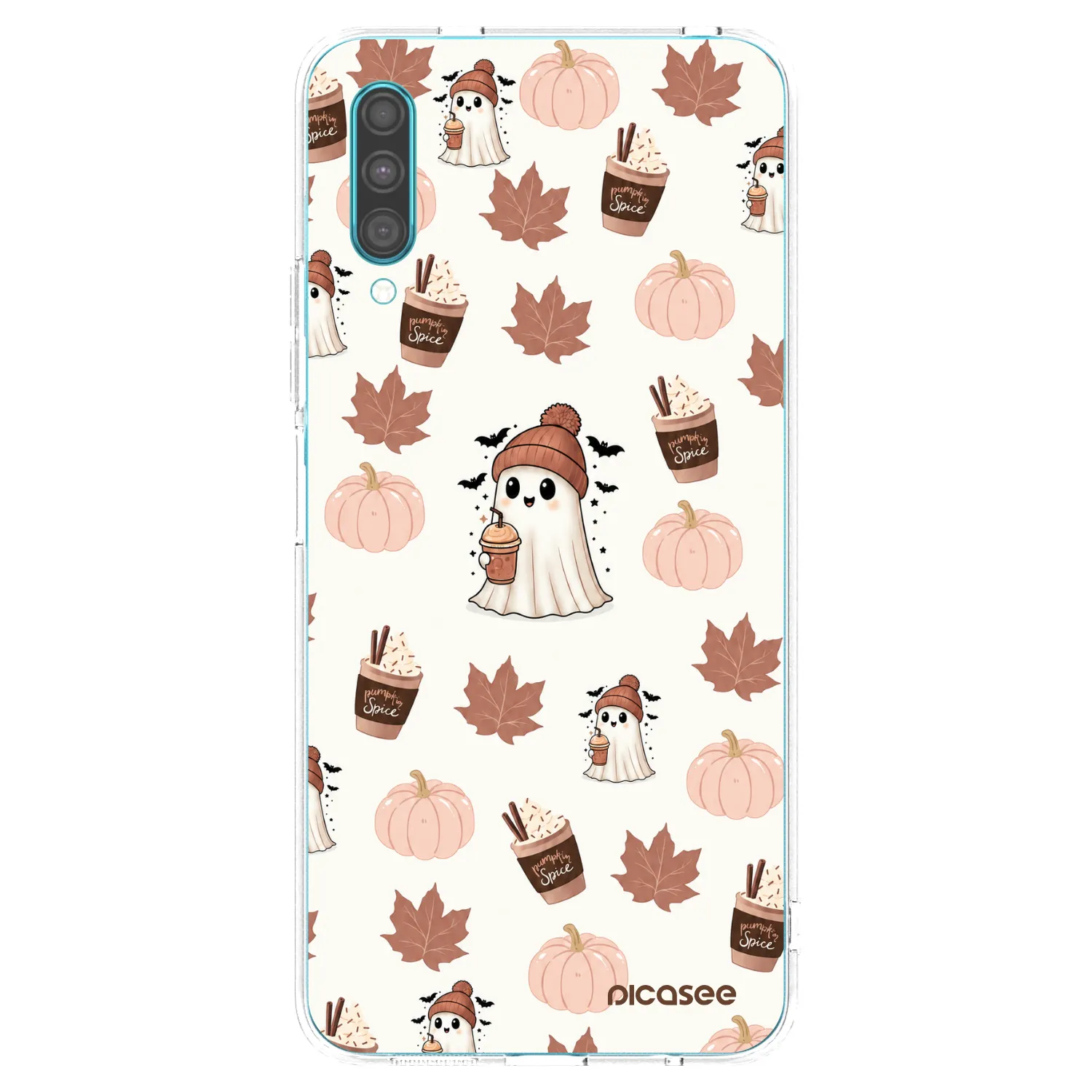 Picasee silikónový prehľadný obal pre Samsung Galaxy A30s A307F - Pumpkin spice