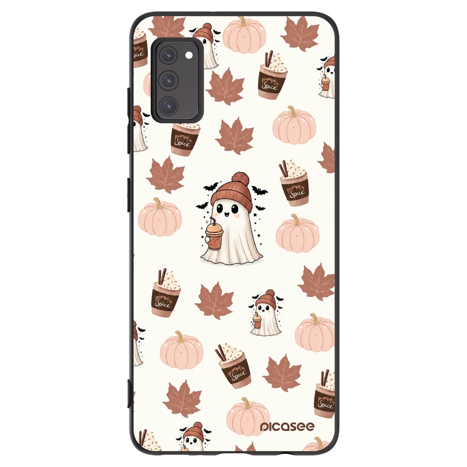 Picasee silikónový čierny obal pre Samsung Galaxy A41 A415F - Pumpkin spice