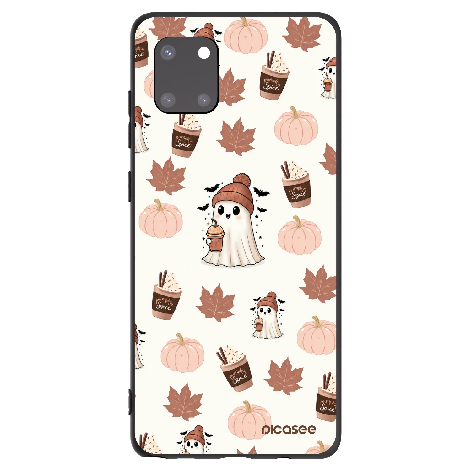 Picasee silikónový čierny obal pre Samsung Galaxy Note 10 Lite N770F - Pumpkin spice
