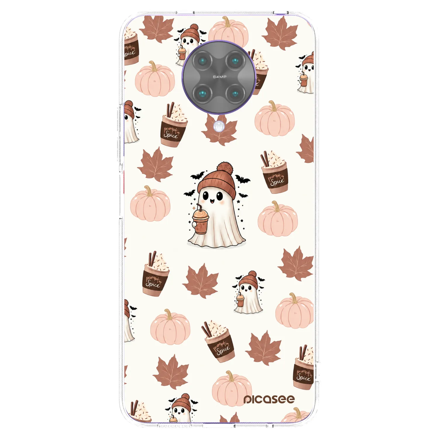 Picasee silikónový prehľadný obal pre Xiaomi Poco F2 Pro - Pumpkin spice