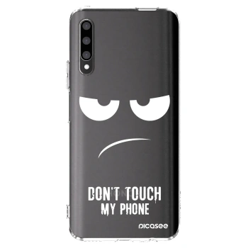 Picasee silikónový prehľadný obal pre Honor 9X Pro - Nesiahajte mi na telefón