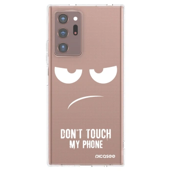 Picasee silikónový prehľadný obal pre Samsung Galaxy Note 20 Ultra - Nesiahajte mi na telefón