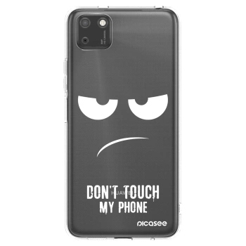 Picasee silikónový prehľadný obal pre Huawei Y5P - Nesiahajte mi na telefón