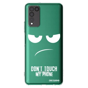 Picasee silikónový prehľadný obal pre Honor 10X Lite - Nesiahajte mi na telefón