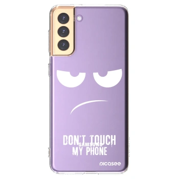 Picasee silikónový prehľadný obal pre Samsung Galaxy S21+ 5G G996F - Nesiahajte mi na telefón