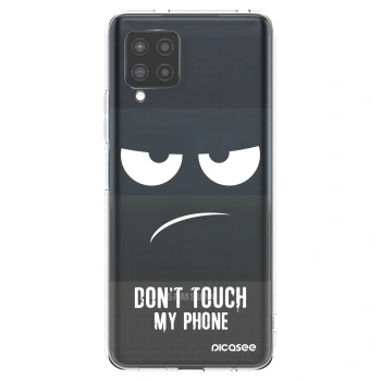 Picasee silikónový prehľadný obal pre Samsung Galaxy A42 A426B - Nesiahajte mi na telefón