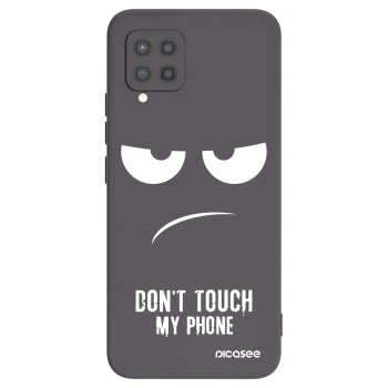 Picasee silikónový čierny obal pre Samsung Galaxy A42 A426B - Nesiahajte mi na telefón