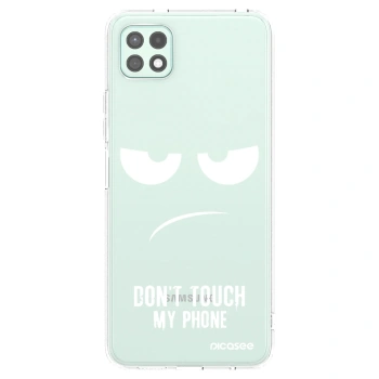 Picasee silikónový prehľadný obal pre Samsung Galaxy A22 A226B 5G - Nesiahajte mi na telefón