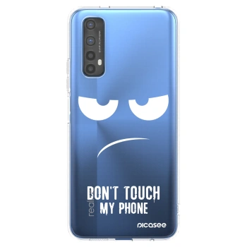 Picasee silikónový prehľadný obal pre Realme 7 - Nesiahajte mi na telefón