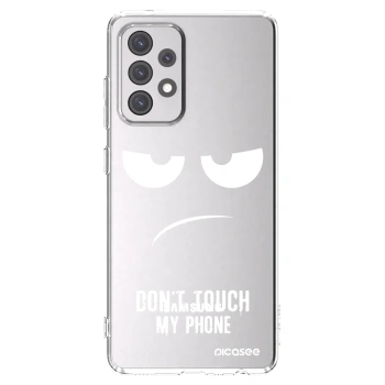 Picasee silikónový prehľadný obal pre Samsung Galaxy A52s 5G A528B - Nesiahajte mi na telefón