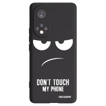 Picasee silikónový čierny obal pre Huawei Nova 9 - Nesiahajte mi na telefón