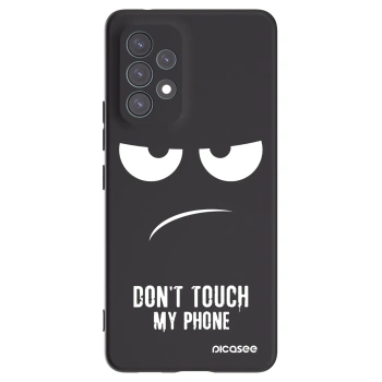 Picasee silikónový čierny obal pre Samsung Galaxy A53 5G A536 - Nesiahajte mi na telefón