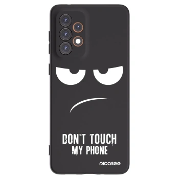 Picasee silikónový čierny obal pre Samsung Galaxy A33 5G A336 - Nesiahajte mi na telefón