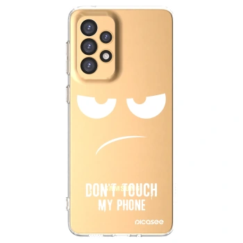 Picasee silikónový prehľadný obal pre Samsung Galaxy A33 5G A336 - Nesiahajte mi na telefón