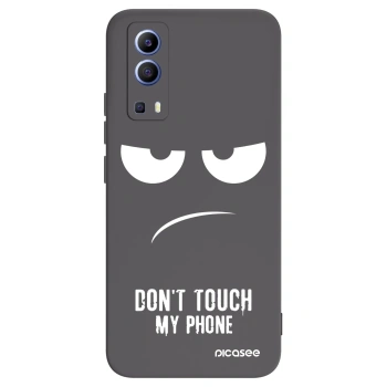 Picasee silikónový čierny obal pre Vivo Y52 5G - Nesiahajte mi na telefón