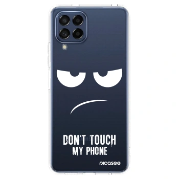 Picasee silikónový prehľadný obal pre Samsung Galaxy M53 5G - Nesiahajte mi na telefón