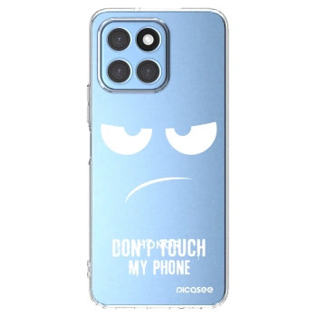 Picasee silikónový prehľadný obal pre Honor X8 5G - Nesiahajte mi na telefón