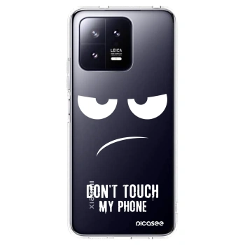 Picasee silikónový prehľadný obal pre Xiaomi 13 Pro - Nesiahajte mi na telefón