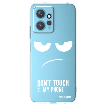 Picasee silikónový prehľadný obal pre Xiaomi Redmi Note 12 4G - Nesiahajte mi na telefón