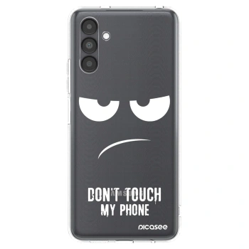 Picasee silikónový prehľadný obal pre Samsung Galaxy A04s A047F - Nesiahajte mi na telefón
