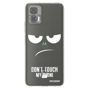 Picasee silikónový prehľadný obal pre Motorola Edge 30 Neo - Nesiahajte mi na telefón
