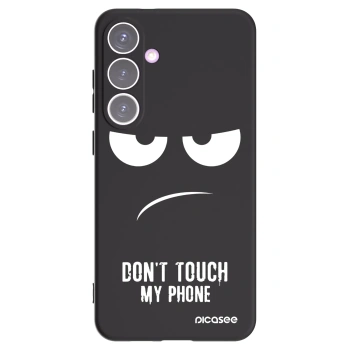 Picasee silikónový čierny obal pre Samsung Galaxy S24+ S926B 5G - Nesiahajte mi na telefón