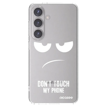 Picasee silikónový prehľadný obal pre Samsung Galaxy S24 S921B 5G - Nesiahajte mi na telefón