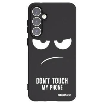 Picasee silikónový čierny obal pre Samsung Galaxy S23 FE S711B - Nesiahajte mi na telefón
