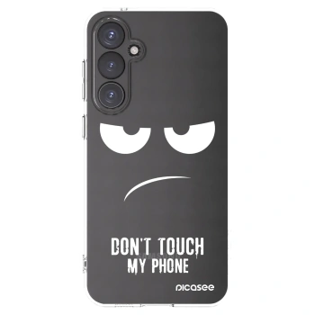 Picasee silikónový prehľadný obal pre Samsung Galaxy S23 FE S711B - Nesiahajte mi na telefón