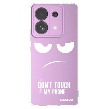 Picasee silikónový prehľadný obal pre Xiaomi Redmi Note 13 Pro 5G - Nesiahajte mi na telefón