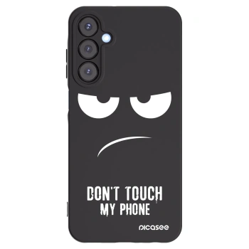 Picasee silikónový čierny obal pre Samsung Galaxy A25 A256B 5G - Nesiahajte mi na telefón