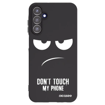 Picasee silikónový čierny obal pre Samsung Galaxy A15 A156B 5G - Nesiahajte mi na telefón