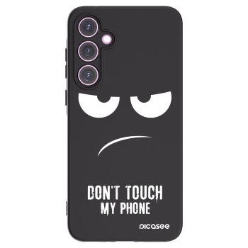 Picasee silikónový čierny obal pre Samsung Galaxy A35 5G A356B - Nesiahajte mi na telefón