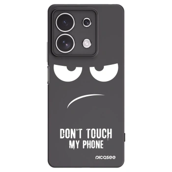 Picasee silikónový čierny obal pre Xiaomi Redmi Note 13 4G - Nesiahajte mi na telefón