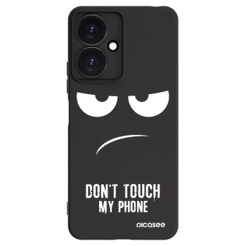 Picasee silikónový čierny obal pre Xiaomi Redmi 13C 5G - Nesiahajte mi na telefón