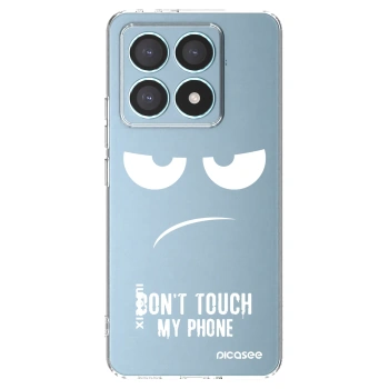 Picasee silikónový prehľadný obal pre Xiaomi 14T Pro - Nesiahajte mi na telefón