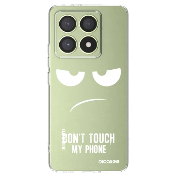 Picasee silikónový prehľadný obal pre Xiaomi 14T - Nesiahajte mi na telefón