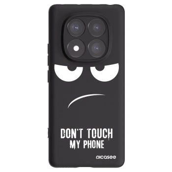 Picasee silikónový čierny obal pre Xiaomi Redmi Note 14 Pro+ 5G - Nesiahajte mi na telefón