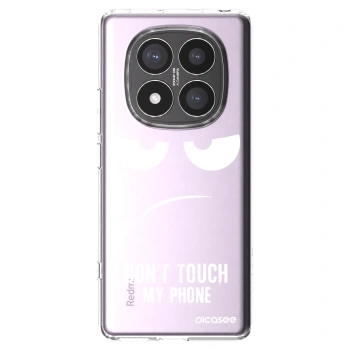 Picasee silikónový prehľadný obal pre Xiaomi Redmi Note 14 Pro+ 5G - Nesiahajte mi na telefón