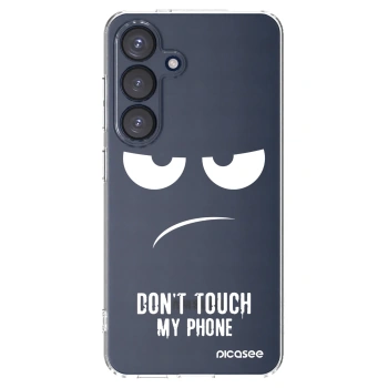 Picasee silikónový prehľadný obal pre Samsung Galaxy S25 5G - Nesiahajte mi na telefón