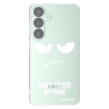 Picasee silikónový prehľadný obal pre Samsung Galaxy S25+ 5G - Nesiahajte mi na telefón