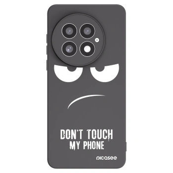 Picasee silikónový čierny obal pre OnePlus 13 5G - Nesiahajte mi na telefón