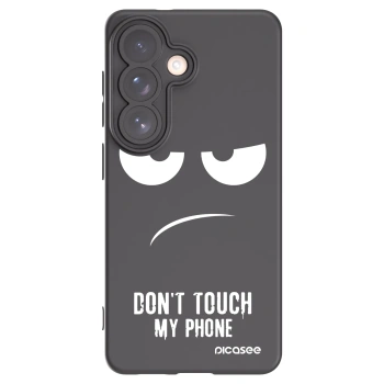 Picasee silikónový čierny obal pre Samsung Galaxy S26 - Nesiahajte mi na telefón