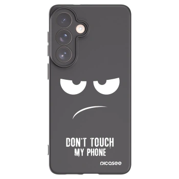 Picasee silikónový čierny obal pre Samsung Galaxy S26+ - Nesiahajte mi na telefón