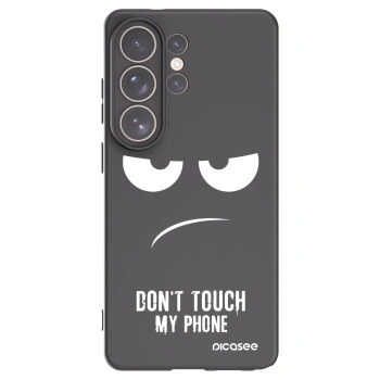 Picasee silikónový čierny obal pre Samsung Galaxy S26 Ultra - Nesiahajte mi na telefón