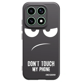 Picasee silikónový čierny obal pre Xiaomi 17 - Nesiahajte mi na telefón
