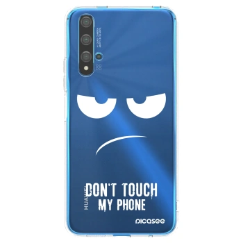 Picasee silikónový prehľadný obal pre Huawei Nova 5T - Nesiahajte mi na telefón