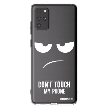 Picasee silikónový prehľadný obal pre Samsung Galaxy S20+ G985F - Nesiahajte mi na telefón
